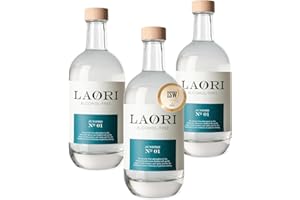 Laori Juniper No 1 | Alternative sans alcool au Gin | Botanicals naturels | Sans arômes artificiels | Vegan & Sans sucre | Fraîcheur douce et épicée | 3x 500 ml
