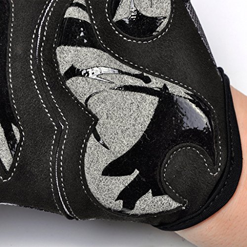 SEEU Damen Herren Fahrradhandschuhe, Radsport Handschuhe mit Geleinlage und voller Dämpfung, 3 Farben, Gr. XS bis XL - 6