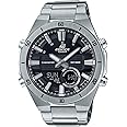 Casio Edifice Analog-Digital Black Dial Men's Watch