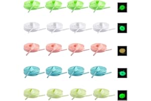 LZYMSZ 10 par 100 cm fluorescencyjne sznurowadła na imprezę lub do tańca świecące płaskie sznurowadła żarzące końcówki butów Athletyczny czubek buta (5 kolorów)