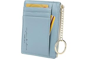 Cynure Women's 8 Cards Slim Minimalist Card Holder Coin Changes Purse Front Pocket Wallet B07VXC7YQ8