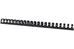 ‎OFFICE PRODUCTS Unbekannt PRODUCTS 20242215-05 Plastikbinderücken 50 Stück DIN A4 22mm (210 Seiten) Binderücken Bindungskämme Plastikbindung Kunststoff Farbe: Schwarz