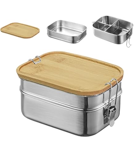 Bento Lunchbox voor volwassenen en kinderen, roestvrijstalen