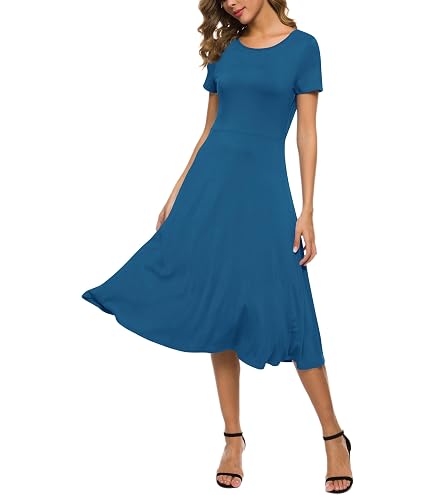 knee length dresses for ladies Fresh Daze Midi Dress - Dark Coral main image 0