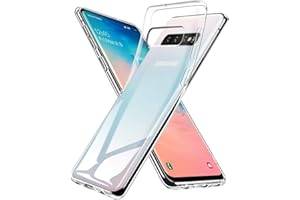 Oprimio Krystalicznie przezroczyste etui do Samsung S10 [silikonowe etui] [% 100 przezroczyste] [niemiecki materiał] [ultra cienkie] przezroczyste etui na telefon komórkowy Samsung Galaxy S10