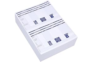 IRIS OHYAMA Freeway Blue & White,A4 1 Part Pay Advice (Pack of 1000),