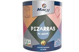 MACY Pintura Pizarras al Agua Acabado lavable y resistente al roce. 750 Mililitros. Color Manzana