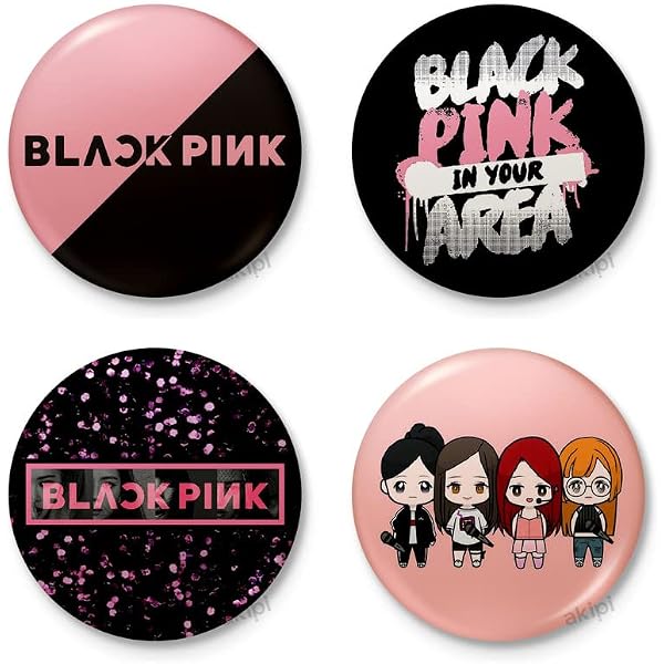Nio Prints BlakPink Pin Back Button Badge for Boys Girls Men