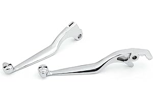 Bruce & Shark Freno Frizione Cranio Leve Mano Per Hon-da Shadow 600 750 1100 Magna 750 Cromo