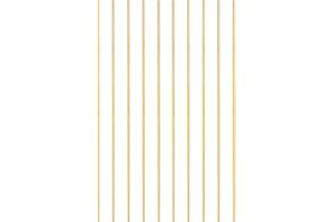 PATIKIL 10 Stück Messingstab, 3 mm x 305mm Messingstange, Massiver Runde Messingstäbe für Handwerk, Wartung, Elektro- und architektonische Dekoration