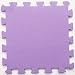 Menu Life Soft Play Mats for Kids Pure Colour EVA Foam Mats Flooring Jiasaw Puzzle Mats (16pcs, White & Purple & Pink)
