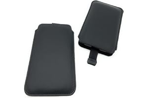 GENERISCH Universal Handy Tasche Etui Hülle Sleeve Einsteckhülle schwarz für u.a Apple iPhone 14 15 16 Pro Max, Google Pixel 9 Pro XL, Samsung Galaxy A15 A35 A55, S24 Ultra, S25 Ultra