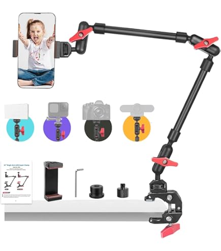 Brazo Articulado Flex Arm Elgato Premium De 4 Secciones Negr | Cuotas Brazo Articulado Flex Arm Elgato Premium De 4 Secciones Negr | Cuotas