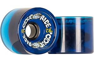 Cloud Ride! Wheels Cruiser - Ruedas para Longboard (69 mm, 78A, Transparente), Color Azul Medianoche