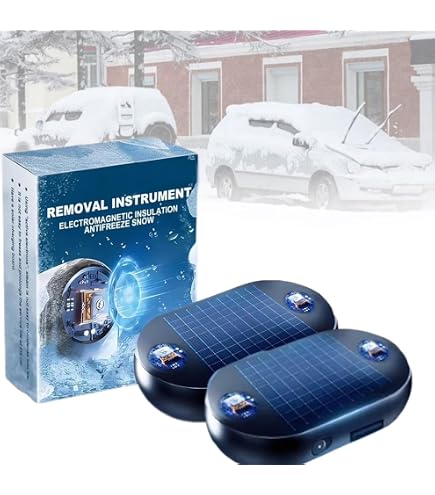 Sbrinatore Elettromagnetico Per Auto USB E Solare – Rimozione Rapida Di Ghiaccio E Neve Dal Parabrezza, Per Tutti I Veicoli