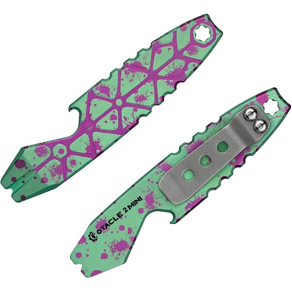 OKNIFE Otacle R1 Magnetic Keychain Connector - Quick Release EDC Key Ring Titanium