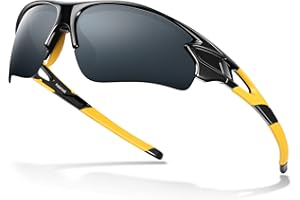 BEACOOL Gafas de Sol Polarizadas - Bea·CooL Gafas de Sol Deportivas Unisex Protección UV con Monturas Ligeras para Esquiando Ciclismo Carrera Surf Golf Conduciendo