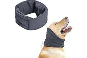 YIQICOMLE Dog Snood Ear Protectors Calming Hood for Dogs Ear Protection Anxiety Relief and Calming Noise Reducing Adjustable Dog Ear Muffs Dog Neck and Ear Warmer (S)