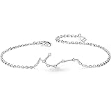 Clearine Bracciale Argento 925 Oroscopo 12 Costellazione Regalo per Compleanno Astrologia Braccialetto
