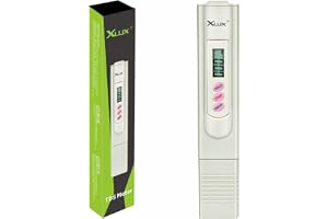 XLUX TDS-3 meter, 0-9990 ppm mätintervall, 1 ppm upplösning, 2 % avläsningsnoggrannhet, vattenkvalitetstester för POTABLE_WAT