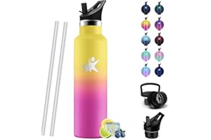 HoneyHolly Botella Termica 750 ML, Termo Sin BPA, Botella de Agua Acero Inoxidable, Aislamiento Al Vacío de Doble Pared, Termo Agua Fria, Cantimplora para Adultos, Deporte, Oficina, Yoga
