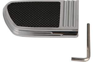 XMT-MOTOR Motorrad-Bremspedal, schwarz, Geeignet für Harley Dyna FLD '12 -'16 Softail FL '86 -'17 Touring und Trike '87 -'23