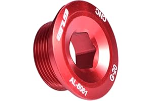 Akozon Shimano Fixing Bolt, GUB Durable Aluminum Alloy Bike Hollowtec Fixing Bolt Screw (Black) Ing Hollowtech Crank Arm Bicycle Cranket Crank