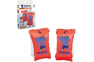 BEMA Schwimmflügel für Kinder bis 1 Jahr, Größe 00, Blau, Orange