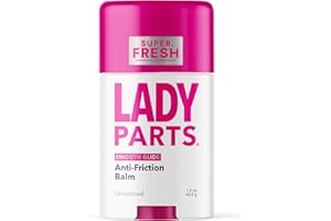 SUPER & FRESH CO. Lady Parts Anti-Chafe and Friction Stick - Prevent Skin Chafe Rash and Irritation - For Thighs Arms Bra-Lines & More - Unscented and Smooth Balm with Aloe - No Mess Application