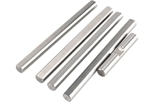 HOMRY Bearing Steel Rod D Type Shaft Diameter 5mm Flat Linear Round Length 30/60mm Motion Parts Flat