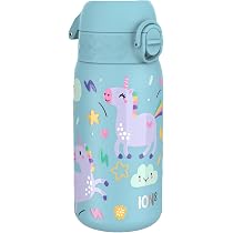 Ion8 Gourde 500 Ml Anti-fuite – Couvercle à Bascule, Verrouillage, Lavable Lave-vaisselle, Sans BPA, Motif Camouflage, Pour Sport Et Voyage