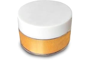 Brussel - 1 barattolo di glitter in polvere commestibili, colore: oro/argento, polvere per torte e biscotti, per la decorazione di dolci, polvere colorante per uso alimentare, 5 g (oro)