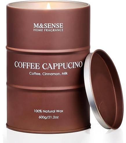 Lily Flame-Galore-Scatola di Latta per caffè, Colore: Marrone