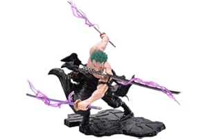 Miotlsy Zoro Figur 21 cm Zoro Figure Anime Statue beliebte Model Zorro Figur Actionfigur PVC Doll Collectibles Spielzeug Sammlerstück Dekoration Ornamente Sammlung Desktop Puppe