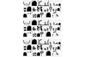 CAFOPGRILL Wzór dziurki myszy naklejki ścienne DIY naklejki na schody naklejki ścienne naklejki ścienne tapeta na wystrój salonu w domu