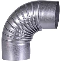 Rauchrohr Wandfutter 17 Cm Doppelt Lang – Feueraluminiert, Ø 130 Mm, Für Ofenrohre Bis 450°C
