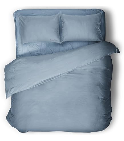 Copripiumino Matrimoniale Guzzini Classic - Cotone Percalle 255x200 Cm Certificato Oeko-Tex | Biancheria Letto Italiana