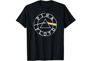 Pink Floyd Rock Band Prism Circle Logo T-Shirt