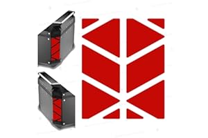 BLACK DOVES GRAPHICS Reflektoren Aufkleber kompatibel mit GIVI Monokey Trekker Outback Topcase Aluminium 42 58 Liter (Rot)