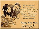 Incredible Gifts India Engraved Wooden Personalised Photo Plaque (7 x 5-inches, Wooden)