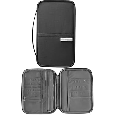BBRATS - Cartera Delgada De Cuero Para Pasaporte De Viaje, Casual, Tarjetero De