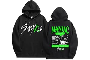 NCTCITY Men Women Hoodies Stray Kids Sweatshirts MANIAC WORLD TOUR 2023 Pullover Casual Coat Streetwear Outwear Cozy Tops BangChan Changbin Hyunjin Felix Seungmin I.N