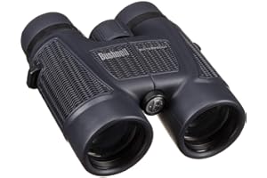 BUSHNELL - Jumelles Pour Adultes - H²O - 8x42 - Noir - Prisme en Toit - Étanche à l'Eau - Résiste au Brouillard - Oielletons Twist Up - 158042