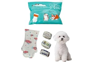 20PCS Dog Disposable Foot Cover, Dog Shoes, Includes 3 Rolls of Bandages, Pink Elephant Print Pet Shoes for Small Dogs, Lightweight Protection for Outdoor Walking