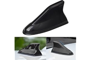 Hoorlz Car Shark Fin Aerial, Universal Shark Fin Antenna, Radio Signal Car Antenna For Most Cars, Shark Aerial With Adhesive - Black