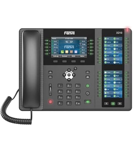 Téléphone IP Fanvil X5U - 16 Lignes - Ethernet - Noir - Neuf