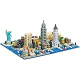 Nanoblock - Manhattan Set Micro Costruzioni Modellino New York, Puzzle 3D, 1480 Pezzi