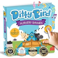 Ditty Bird Musical Books For Toddlers | Electronic Sound Book Dance Edition | Fun & Interactive Toddler Books For 1 Year Old To