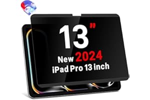 ZOEGAA Magnetic Privacy Screen Protector for iPad Pro 13 inch 2025 M5, Removable Privacy Screen & Anti Blue Light Screen Protector for iPad Pro 13(2024-2025)