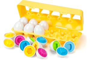 EXTSUD Easter Jajka Kolorowe zabawki edukacyjne do sortowania i dopasowywania, kolorowania i sortowania, zabawka edukacyjna wielkanocna, zabawka dla dzieci, na urodziny, Boże Narodzenie